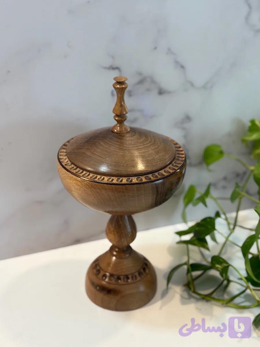 شکلات خوری چوبی(چوب گردو) (کد E53I4)