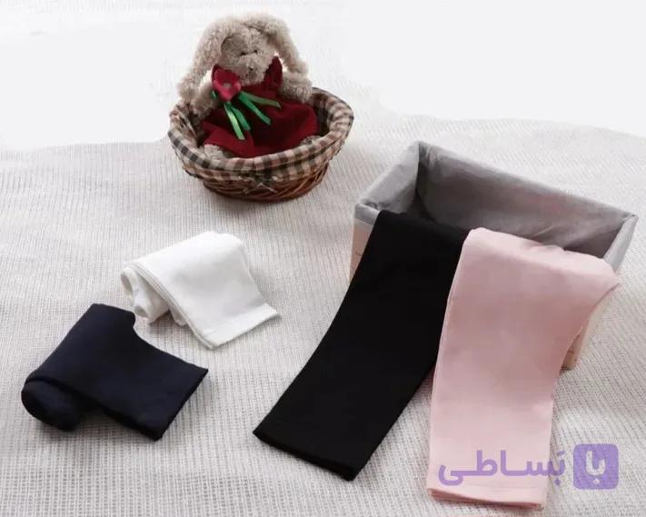 لگ دخترانه ( شلوار ساپورت) بلند جنس نخ و پنبه