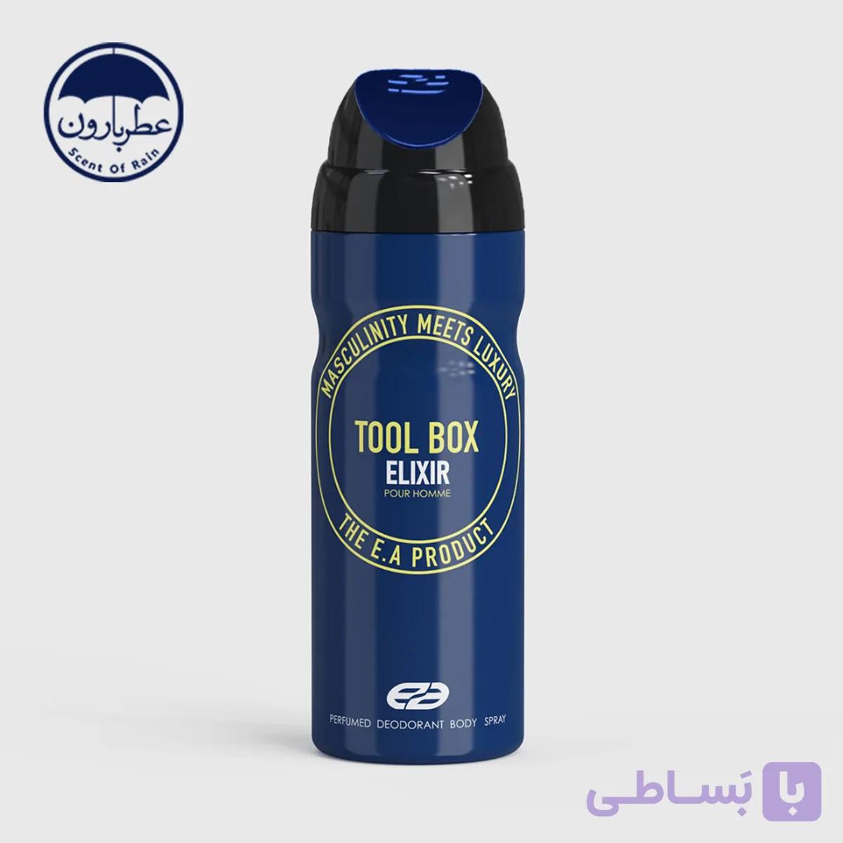 اسپری مردانه عمادآرا تولباکس الکسیر حجم 200 میلی‌لیتر — تصویر 1