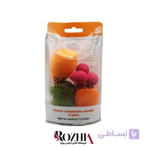 ست پد آرایشی ریل تکنیک 6 عددی Miracle