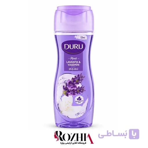 شامپو بدن دورو Duru مدل Moods حاوی رایحه اسطوخودوس و یاس حجم 500 میل