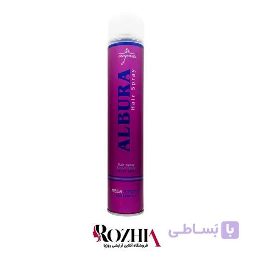 اسپری حالت دهنده مو(تافت)آلبورا مدل مگا Mega Strong
