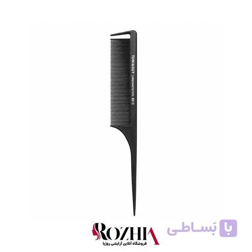 شانه دم باریک تونی اند گای TONI&GUY مدل Carbon Antistatic 8615
