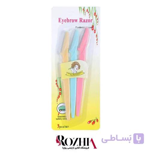 تیغ اصلاح صورت و ابرو 3 عددی تینکل — تصویر 1