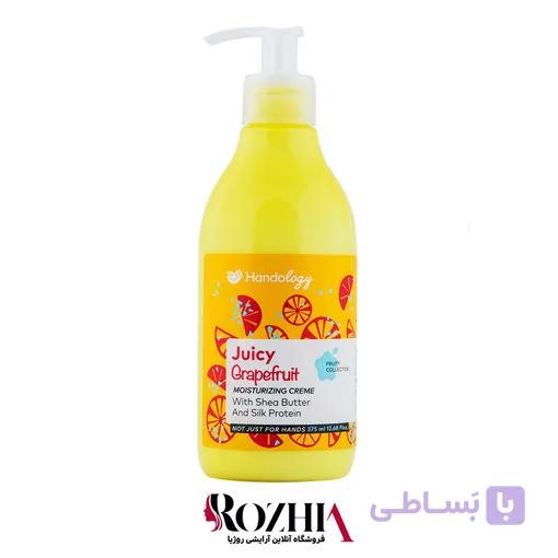 كرم مرطوب کننده هندولوژی مدل Juicy Grapefruit حجم 375 ميلی لیتر