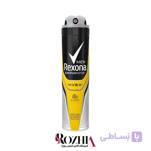 اسپری ضد تعریق V8 مردانه رکسونا 200 میل — تصویر 1