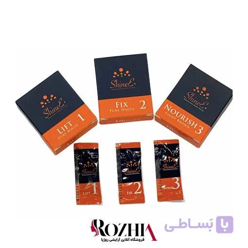مواد لیفت مژه و ابرو شاینی پک 3 عددی — تصویر 1