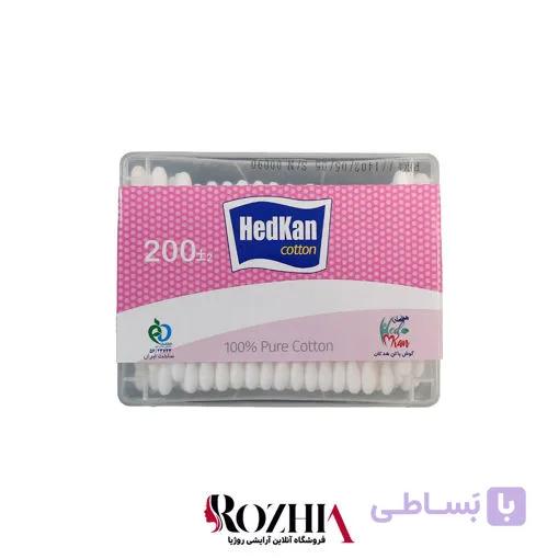 گوش پاک کن HEDKAN بسته 200 عددی — تصویر 1