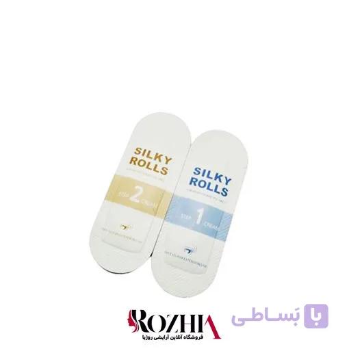 مواد شماره 1 و 2 لیفت مژه و ابرو سیلکی رولز
