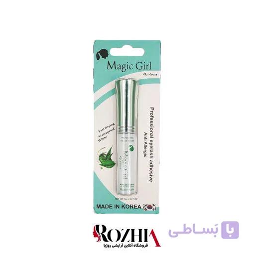 چسب مژه موقت بی رنگ قلم دار مجیک گرل MAGIC GIRL