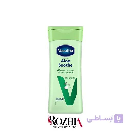 لوسیون بدن وازلین 200میل مدل Aloe Soothe