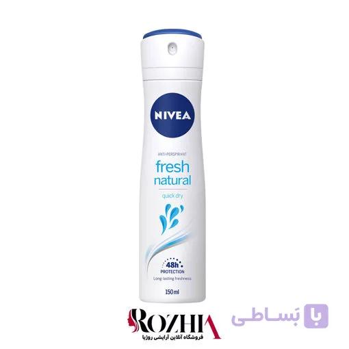 اسپری ضد تعریق زنانه Fresh Natural نیوا - Nivea