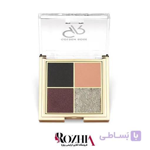 پالت سایه چشم 4 رنگ گلدن رز — تصویر 1