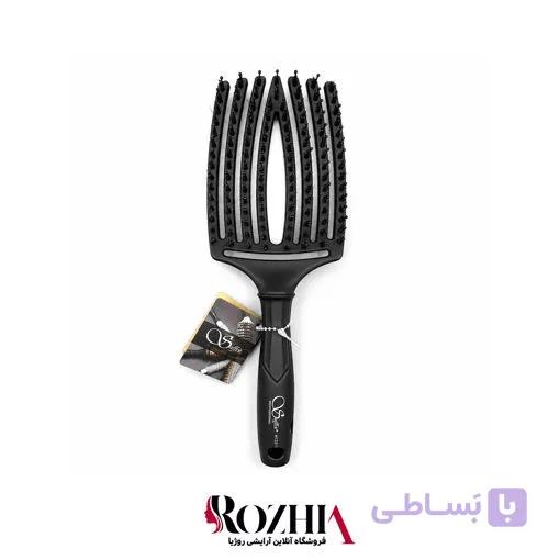 برس مو حرفه‌ای سوفیکس Suffixمدل پنجه‌ای هشت‌پر گره بازکن موهای فر و اکستنشن H12511