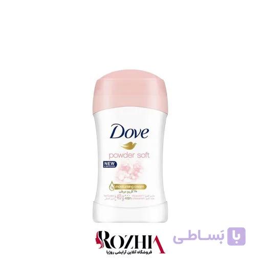 استیک ضد تعریق زنانه داو مدل Powder Soft — تصویر 1