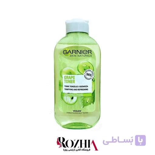 تونر پاکسازی پوست عصاره انگور grape toner گارنیر