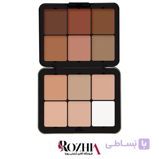 پالت 12 رنگ کانتور کرمی فیوچر میکاپ Future Makeup — تصویر 1
