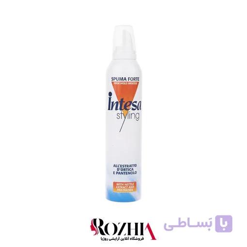 موس حالت دهنده مو اینتسا Intesa مدل Styling Spuma Forte حجم 300 میلی لیتر — تصویر 1