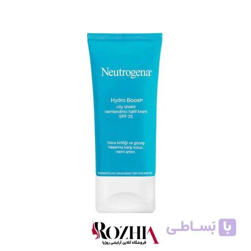 کرم مرطوب کننده نوتروژینا مدل HYDRO BOOST حاوی SPF25