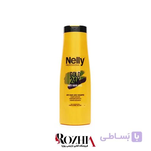 شامپو ضد ریزش گلد GOLD 24K نلی — تصویر 1