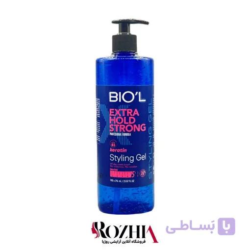 ژل مو پمپی 700 گرمی بیول