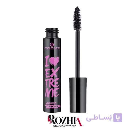 ریمل حجم دهنده مشکی اسنس مدل I Love Extreme Volume — تصویر 1