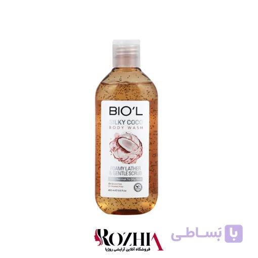 شامپو بدن ژلی سیلکی کوکو بیول 400 میل — تصویر 1