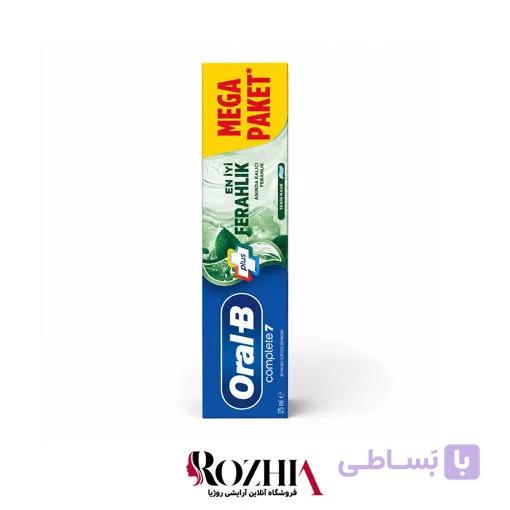خمیر دندان اورال بی مدل complete7 ultimate fresh — تصویر 1