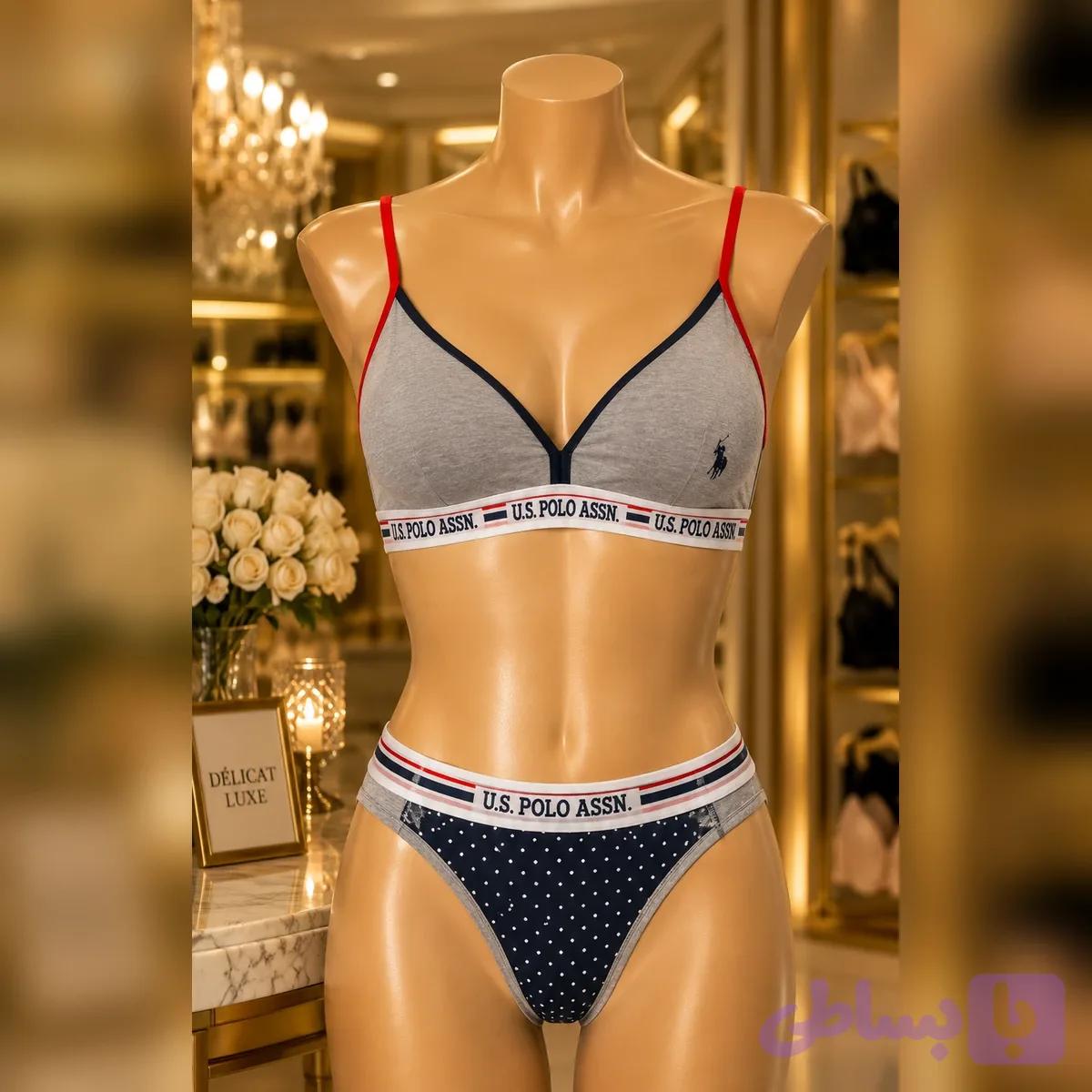 ست شورت و سوتین پولو اورجینال U.S. POLO ASSN — تصویر 1