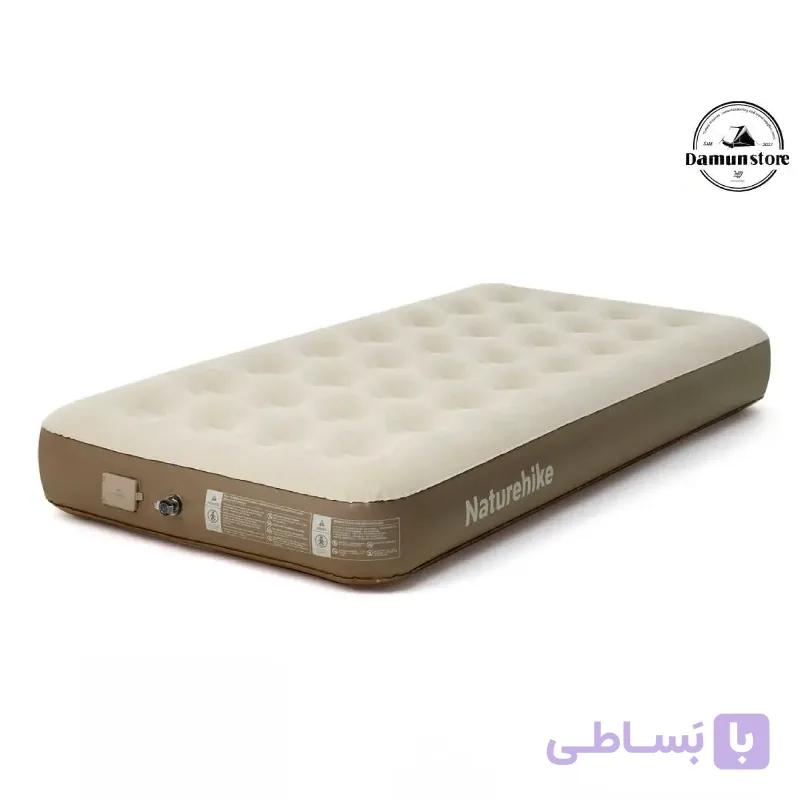 تشک بادی الیاف 1 نفره نیچرهایک CNK2550ws013 | پمپ باد شارژی (قسطی اسنپ پی) — تصویر 1
