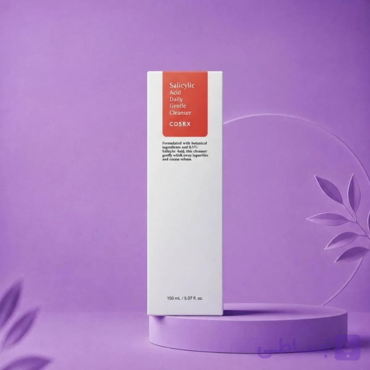 ژل شستشوی صورت کوزارکس مدل Salicylic Acid Daily Gentle Cleanser حاوی سالیسیلیک اسید ۰.۵٪ حجم ۱۵۰ میلیلیتر