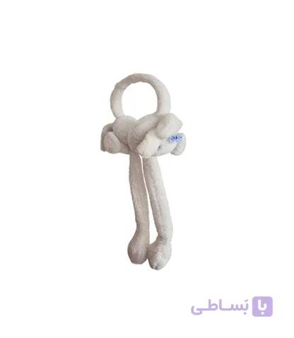 گوش گیر پشمی پمپی طرح سینامورول — تصویر 1
