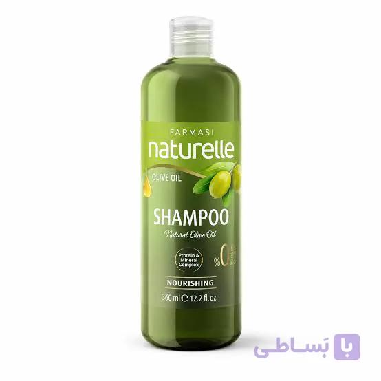 شامپو فارماسی مدل مغذی Naturelle حاوی روغن زیتون حجم 360 میل — تصویر 1