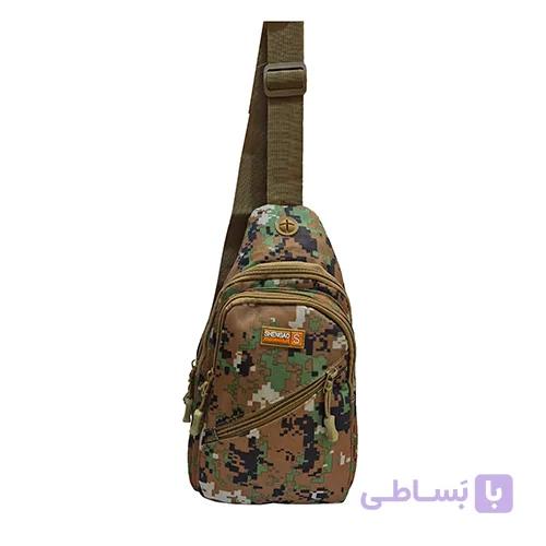 کیف دوشی کراس‌ بادی برزنتی دیجیتالی سبز — تصویر 1