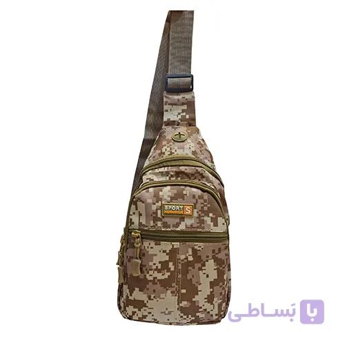 کیف دوشی کراس‌ بادی دیجیتالی خاکی — تصویر 1