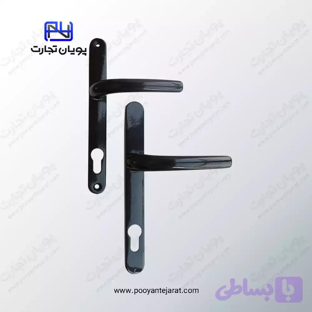 دستگیره درب سوئیچی 85*25 مشکی BELER — تصویر 1