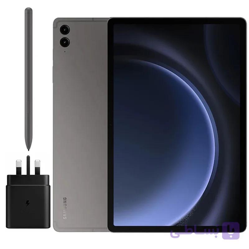 تبلت 12.4 اینچ سامسونگ مدل Galaxy Tab S9 FE Plus 5G SM-X616B ظرفیت 128 گیگابایت و رم 8 — تصویر 1