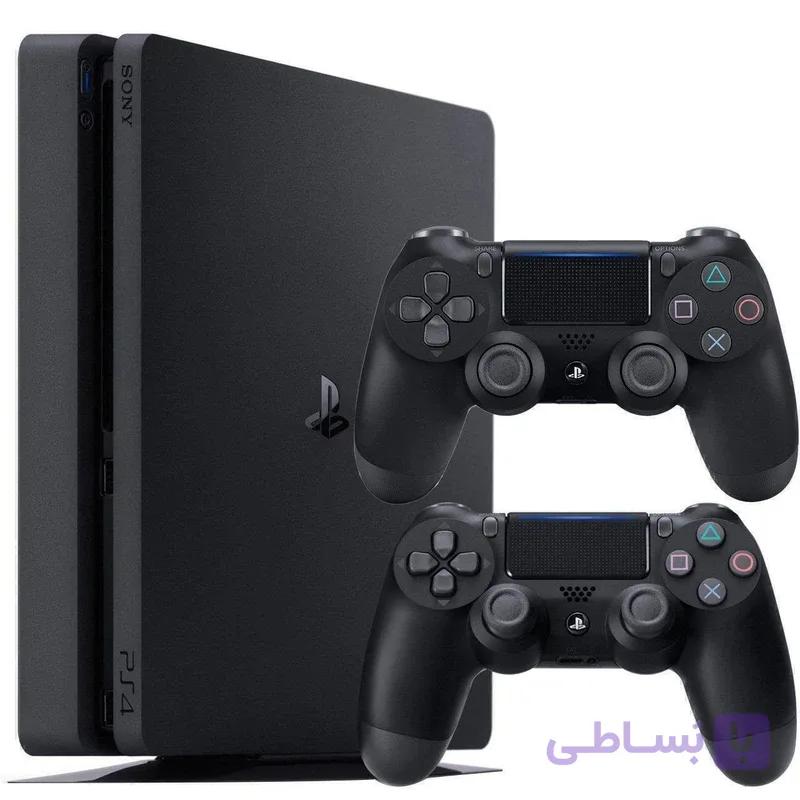 کنسول بازی سونی مدل Playstation 4 Slim کد Region 2 CUH-2200A ظرفیت 500 گیگابایت به همراه دسته اضافه — تصویر 1