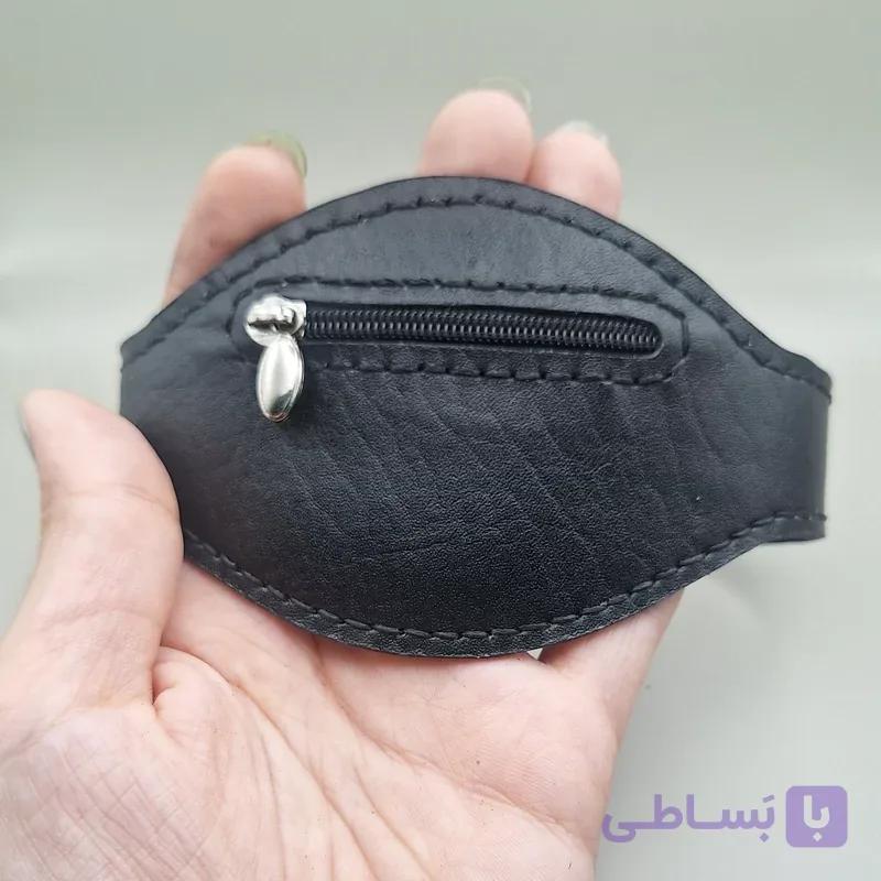 بازوبند چرم جای حرز چرم طبیعی