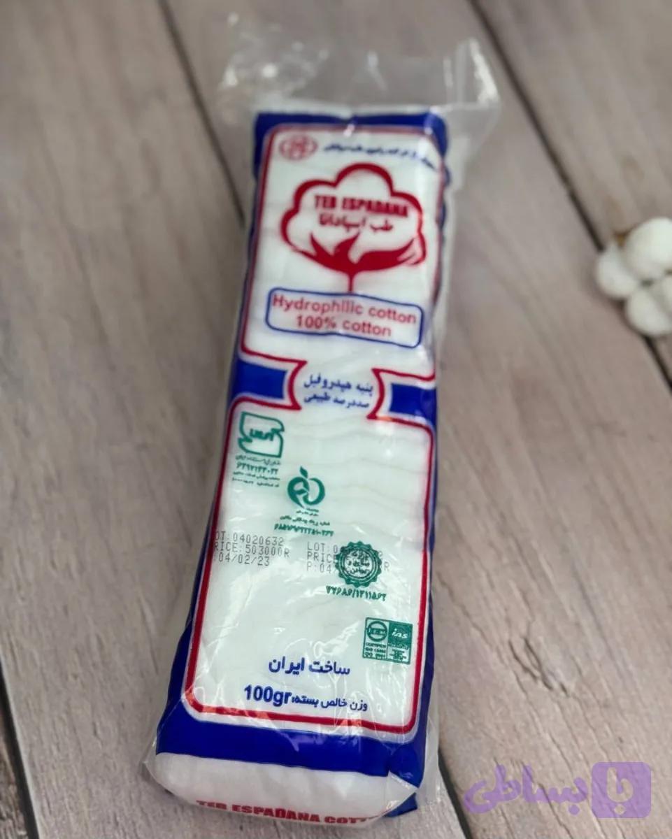پنبه بسته بندی 100گرمی اسپادانا
