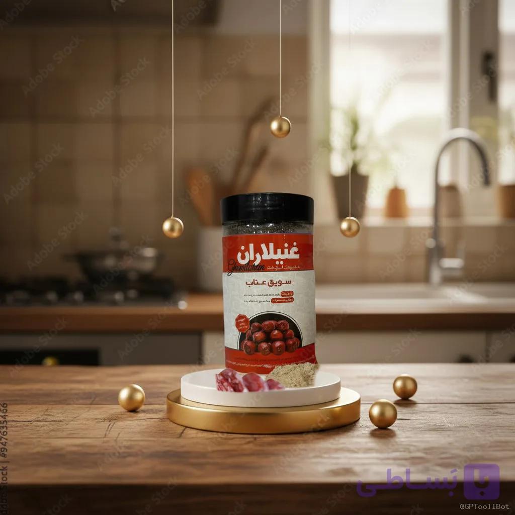 سویق عناب. ارگانیک بدون افزودنی و مواد نگهدارنده ۳۰۰گرمی