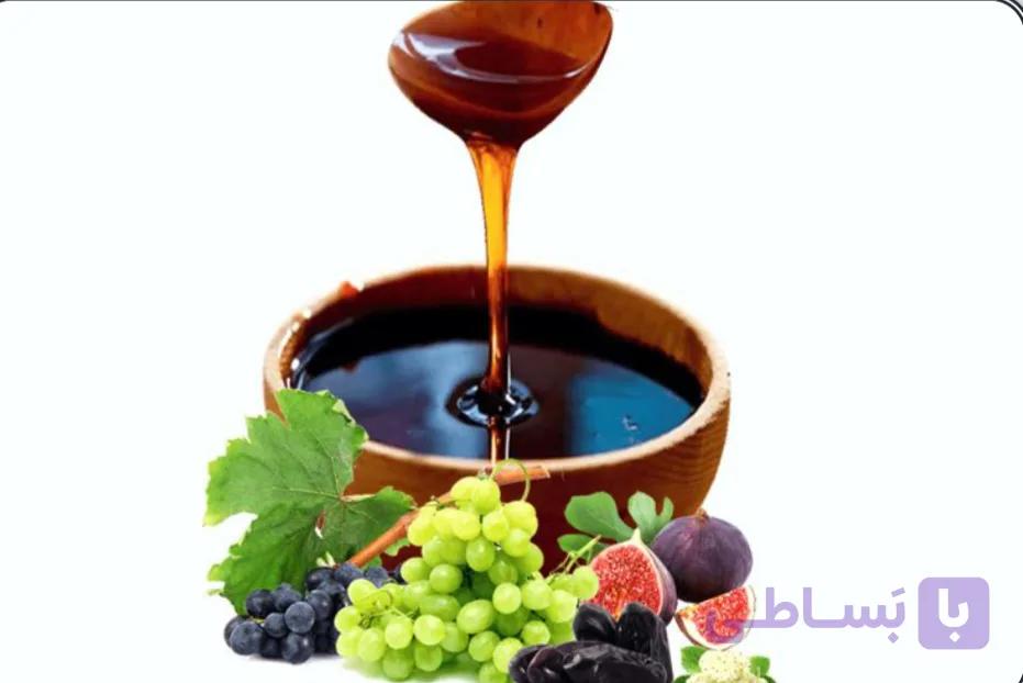 چهار شیره ارگانیک ویژه غنیلاران توت انگور انجیر خرما ۳۰۰گرمی