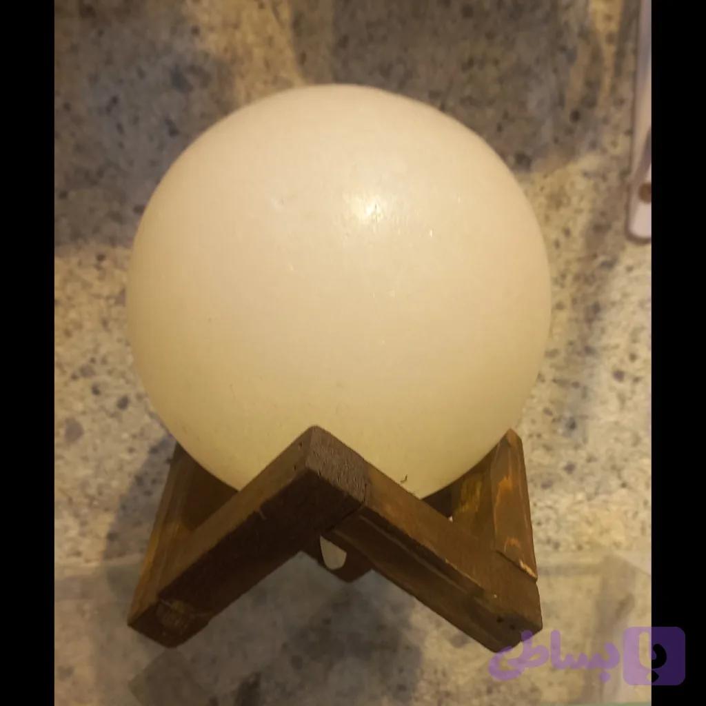 آباژور سنگ نمک پایه دار کد 3 — تصویر 1