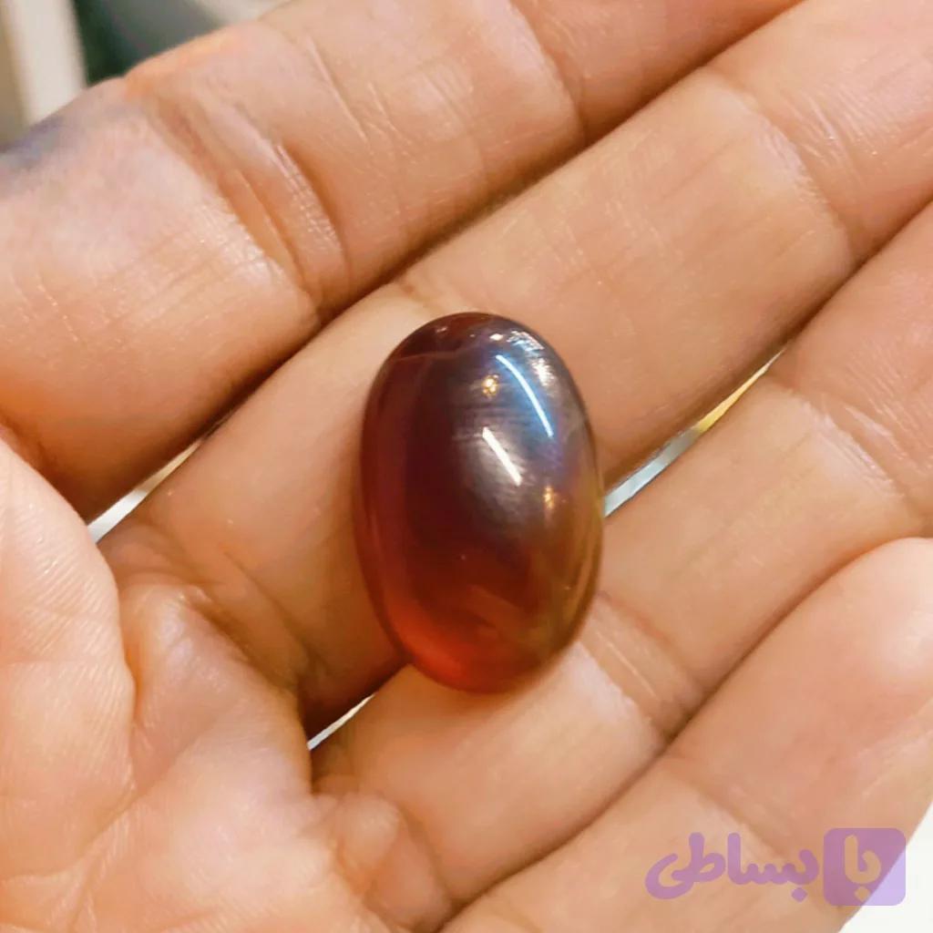 نگین عقیق سرخ — تصویر 1