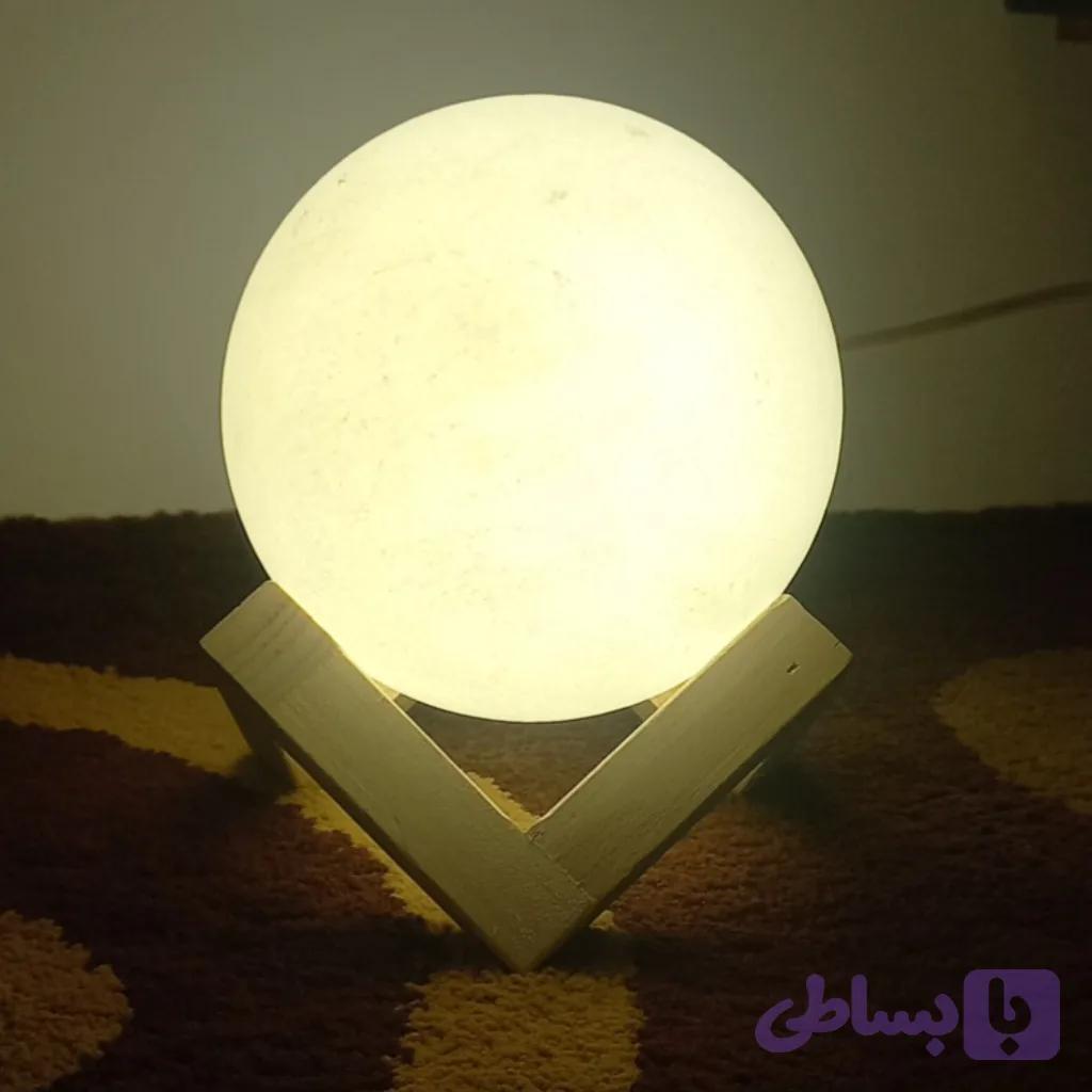 آباژور سنگ نمک پایه دار2 — تصویر 1