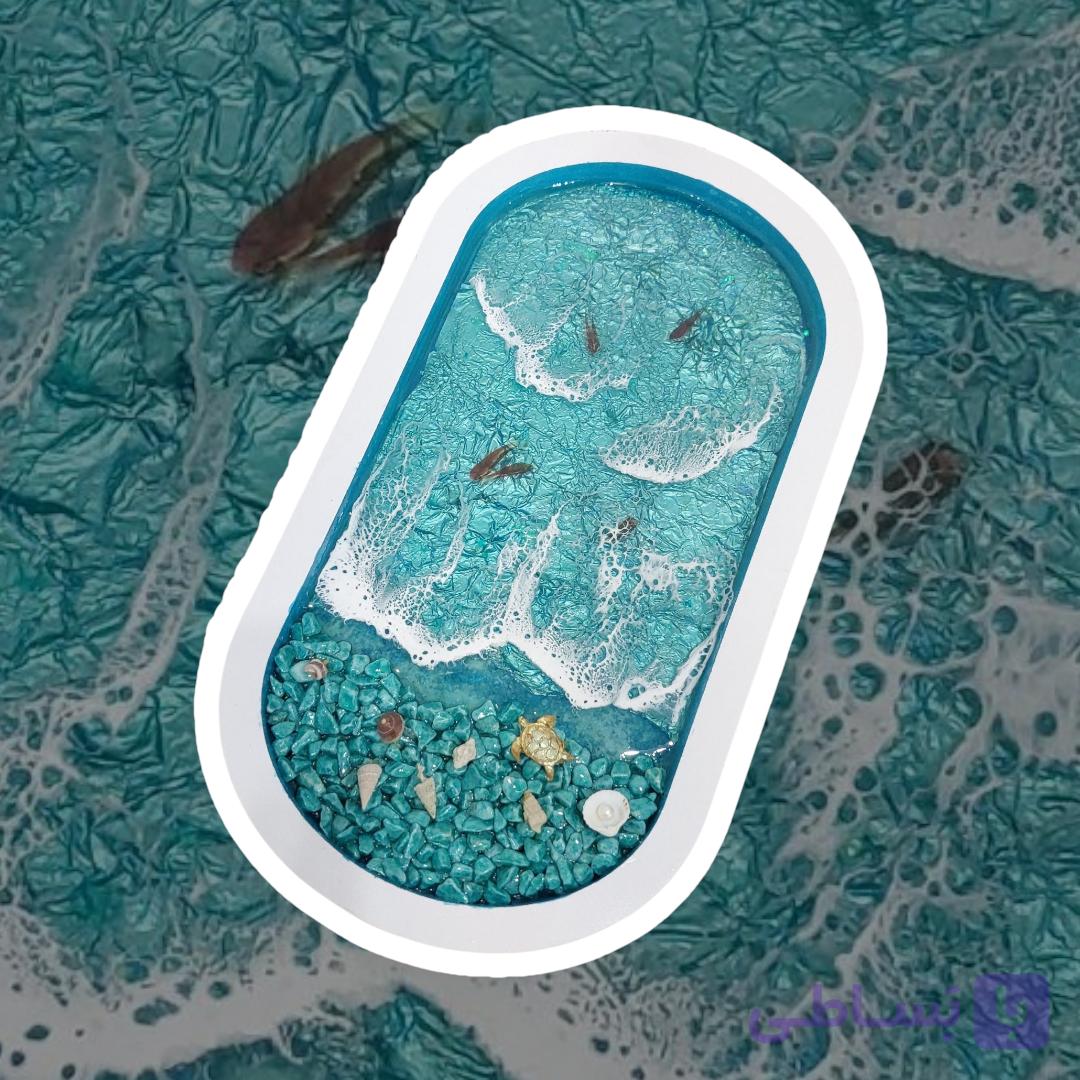 سینی تک نفره چوب ورزین
