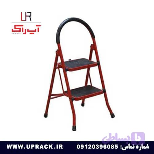 نردبان خانگی آهنی 2 پله ایران پایه