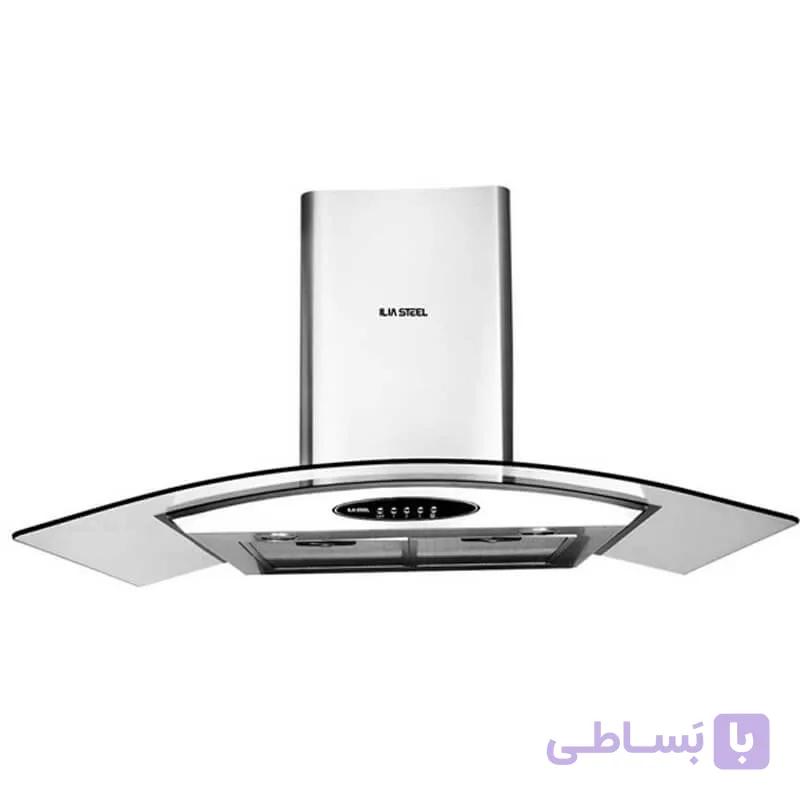 هود ایلیا استیل مدل پردیس مشکی