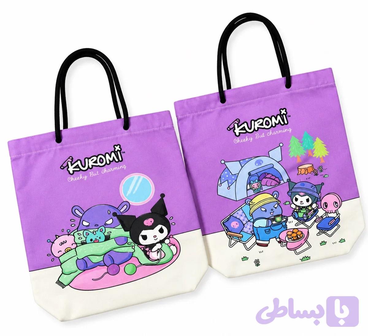 ساک هدیه پارچه ای طرح کرومی