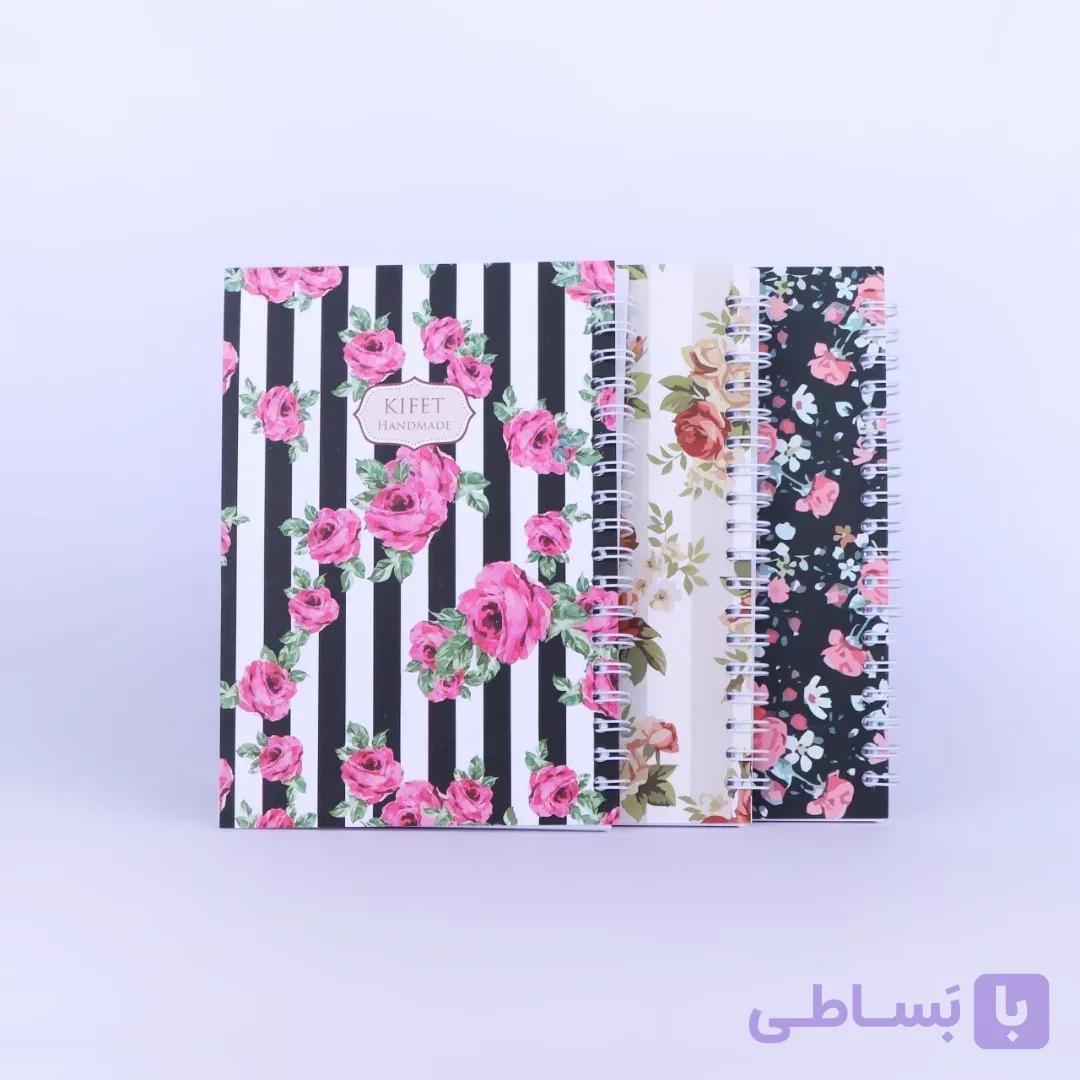 دفترچه سیمی طرح‌دار برند کیفت